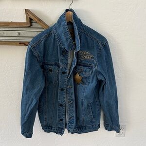 Richard’s and Southern George Strait Blue Denim Jacket with Gold Star Embroidery
